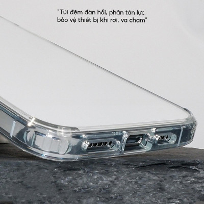 Ốp lưng giảm sốc chống va đập chống ố vàng cho iPhone 15 Pro Max / 15 Pro / 15 Plus / iP 15 hiệu X-level ICE Crystal trang bị đệm khí ẩn bốn góc, Mặt lưng PC chống ố vàng - Hàng nhập khẩu