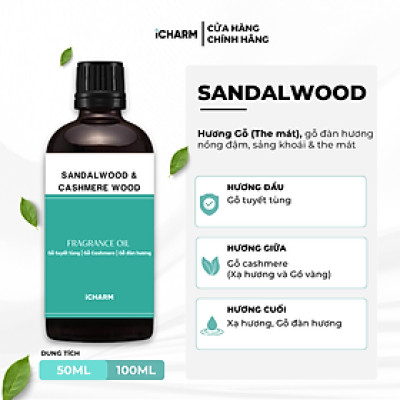 Tinh dầu thơm phòng nước hoa, khách sạn 50ml, 100ml iCHARM khuếch tán phòng ngủ, spa, đuổi muỗi