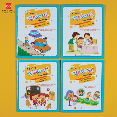 Sách - Bộ Kỹ năng tự bảo vệ bản thân (4 tập) - Đinh Tị Books