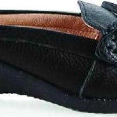 Giày Sabo Nữ Da Bò Huy Hoàng HT7936 - Đen