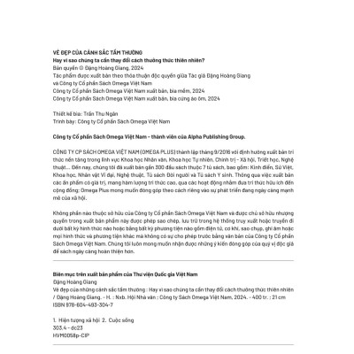 Vẻ Đẹp Của Cảnh Sắc Tầm Thường - Hay Vì Sao Chúng Ta Cần Thay Đổi Cách Thưởng Thức Thiên Nhiên?
