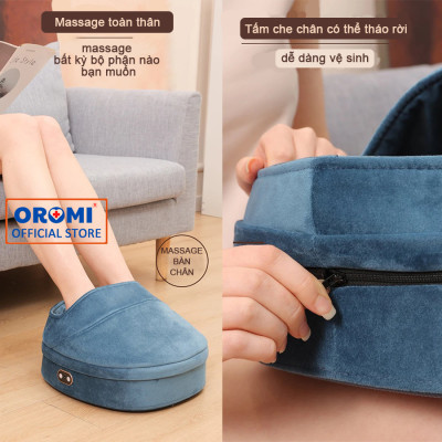 Máy massage chân ORM-S5 - Mát xa chân kết hợp nhiệt sưởi ấm - Dưỡng sinh đôi bàn chân