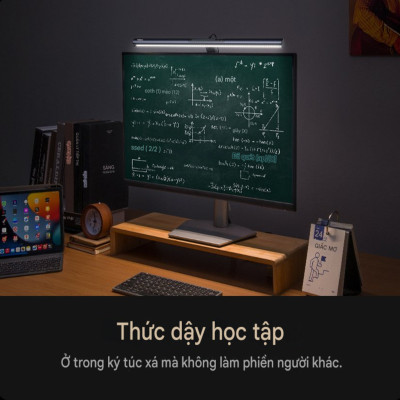 Đèn treo màn hình Baseus i-wok 3 Series Asymmetric Light Source Magnetic Screen Hanging Light (Ra > 95) - Hàng chính hãng