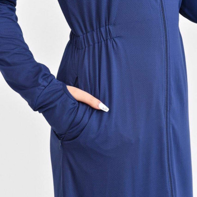 Áo chống nắng thông hơi chất kim cương,  áo chống nắng toàn thân thun lạnh - Xanh nhạt