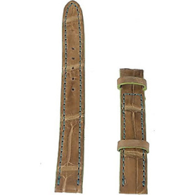 Dây Đồng Hồ Da Cá Sấu Size Nhỏ Huy Hoàng HT8267 - Rêu Nhạt