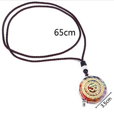 MẶT DÂY CHUYỀN CHỮ OM ĐÁ THANH TẨY 7 LUÂN XA NĂNG LƯỢNG TÍCH CỰC