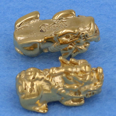 Vòng tay Đá Ngọc Tủy Hồng 12 ly - cẩn Tỳ Hưu Phong Thủy inox vàng VGTHTHHBV12 - hợp mệnh Hỏa, mệnh Thổ