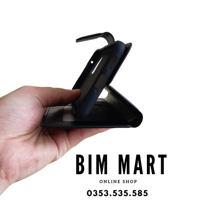 Bao da dạng ví dành cho Samsung A73 Hanman có quai cài - Hàng nhập khẩu