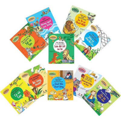 Sách Truyện Tranh Ngụ Ngôn Dành Cho Thiếu Nhi (Bộ 10 quyển) (Dành cho bé 5+)