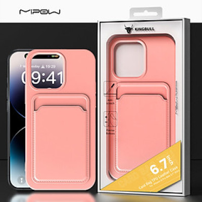 Ốp Lưng Mipow TPU Leather Dành Cho iPhone 15 ProMax/ iPhone 15 Pro Có Ngăn Đựng Thẻ _ Hàng chính hãng
