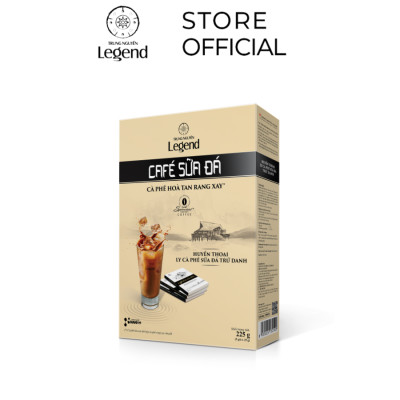 Cà Phê Trung Nguyên Legend Sữa Đá – Hộp 9 Gói – Cà Phê Hòa Tan Pha Đá Chuẩn Vị Việt