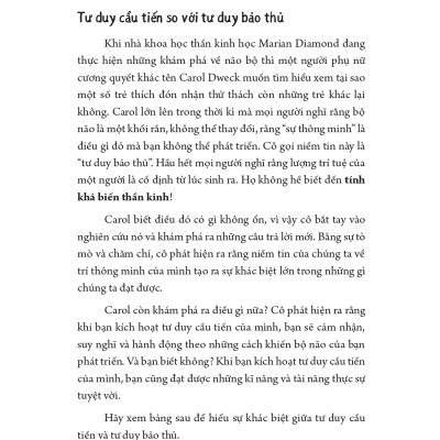 Sách: Xây Dựng Tư Duy Cầu Tiến Cho Bạn Gái