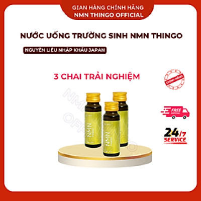 1 Hộp NMN Thingo - Nước uống trường sinh - Khoẻ, trẻ, đẹp, hộp 10 chai - Gian hàng chính hãng