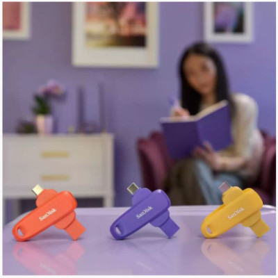 USB 64GB Sandisk Phone Drive for Android SDDDC6-064G-G46 (Type C+Type A)- Hàng chính hãng 