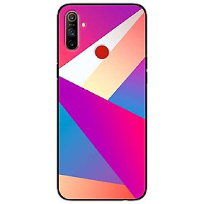 Ốp lưng dành cho Realme C3 mẫu Hình Khối Vàng Xanh