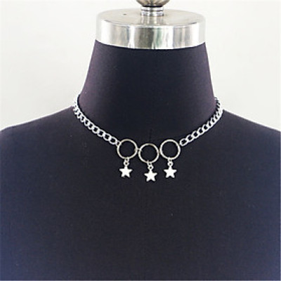 Vòng cổ dây chuyền 3 ngôi sao sáng tạo cá tính
