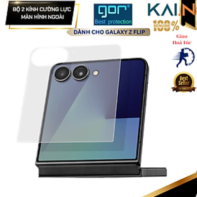 Bộ 2 Miếng Dán cường lực cho Samsung Galaxy Z Flip 7 GOR (Màn hình ngoài)_ Hàng chính hãng