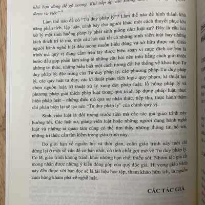 Giáo trình tư duy pháp lý