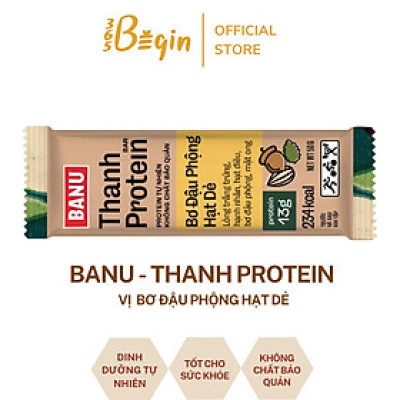 BANU - THANH PROTEIN - BƠ ĐẬU PHỘNG HẠT DẺ