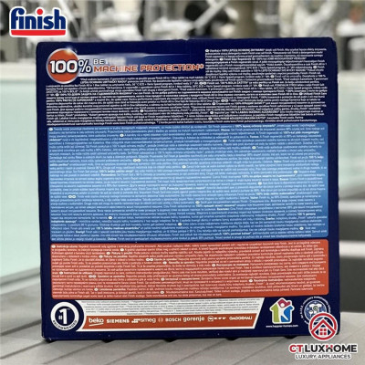 Muối rửa chén bát Finish 4kg kèm túi zip 