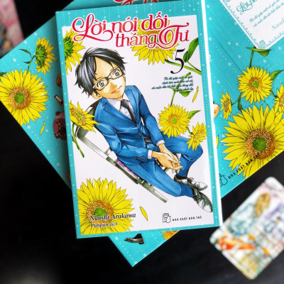 Boxset Lời Nói Dối Tháng Tư - Tặng Kèm 2 Card Nhựa Hình Nhân Vật (Bộ 12 Tập)