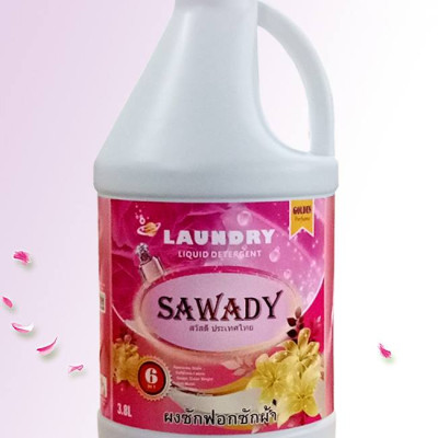 Nước giặt xả Sawady 6 trong 1 Golden Charming 3,8L