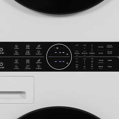 Tháp giặt sấy LG WashTower Inverter giặt 14 kg - sấy 10 kg WT1410NHE - Hàng Chính Hãng