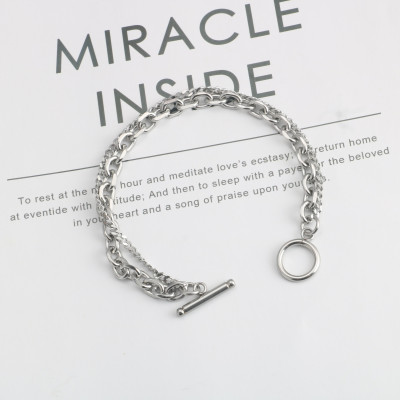 Lắc tay vòng tay mix chain cá tính unisex