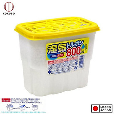 Hộp hút ẩm, khử mùi Kokubo 800ml - Hàng Nội Địa Nhật Bản