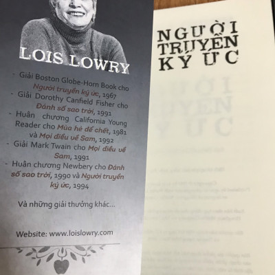 Combo Người Truyền Ký Ức + Tìm Lại Màu Xanh (Lois Lowry) - An Nam Thư Quán