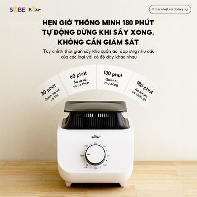 Tủ sấy quần áo Bear PCD-4H12G Hàng chính hãng