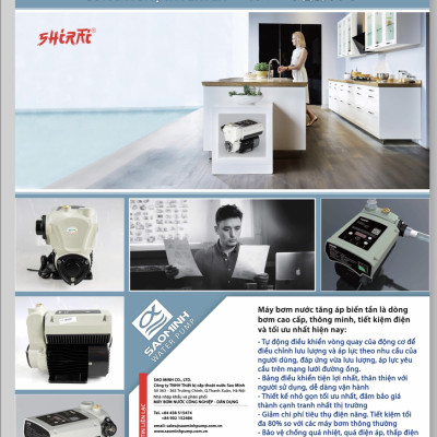 máy bơm tăng áp biến tần