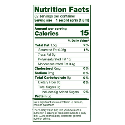 Dầu Ăn Dạng Xịt Hạt Cải Mantova (147ml) - Canola Oil Spray (147ml) - Ít calo, ăn kiêng, 100% nguyên chất không phụ gia