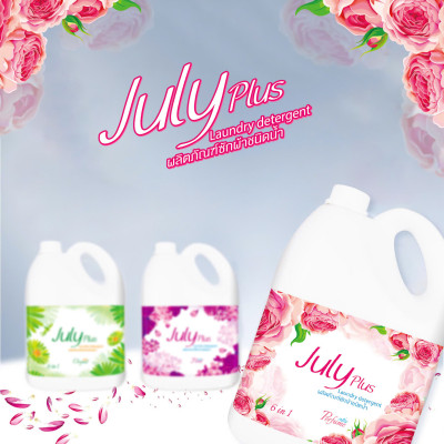N­ước giặt xả Thái Lan 6 in1 July Plus 3.5L - Hàng nhập khẩu Thái Lan