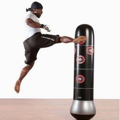 Bao trụ đấm bốc phản xạ tự cân bằng Pure boxing 1.0 kèm bơm cao 155cm (Tặng kèm 1 món quà tri ân) - Hàng chính hãng