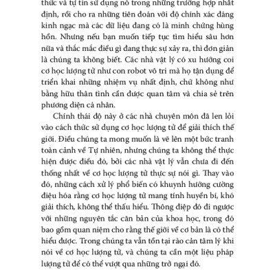 Điều Gì Đó Ẩn Sâu - Thế Giới Lượng Tử Và Không-Thời Gian Đột Sinh