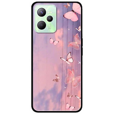 Ốp lưng dành cho Realme C35 - Realme Narzo 50A Prime mẫu Dây Bướm Hồng