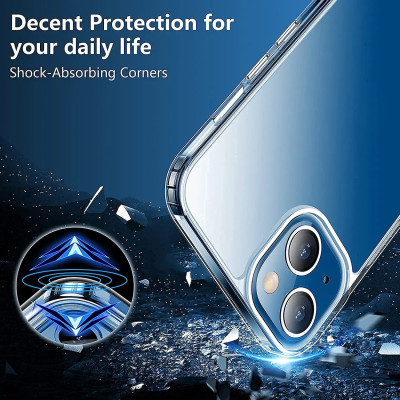 Ốp lưng chống sốc trong suốt cho iPhone 14 Plus (6.7 inch) Likgus Crashproof giúp chống chịu mọi va đập - hàng nhập khẩu