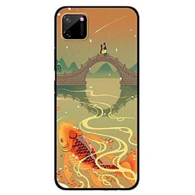 Ốp lưng dành cho Realme C11 mẫu Chép Bên Cầu