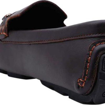 Giày Mọi Nam Đế Âm Đính Móc Huy Hoàng HT7772 - Nâu Đất