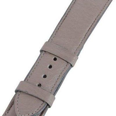 Dây đồng hồ nam nữ Huy Hoàng da bò size lớn màu kem HT8135