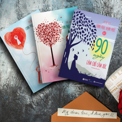 Combo Bộ sách Chinh Phục Hạnh Phúc: 90 Ngày Thực Hành Biết Ơn, 90 Ngày Thực Hành Yêu Thương Vô Điều Kiện, 90 Ngày Làm Chủ Cảm Xúc (3 Cuốn)