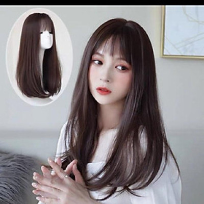 Tóc giả cúp lửng cao cấp- tặng lưới chum tóc