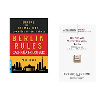 Combo 2 cuốn sách: Berlin Rules - Cách Của Người Đức + Đối Phó Với Những Tên Khốn Tài Ba