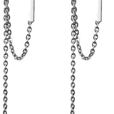 Bông tai unisex mặt dây chuyền thánh giá xỏ lỗ sụn trên cực cool