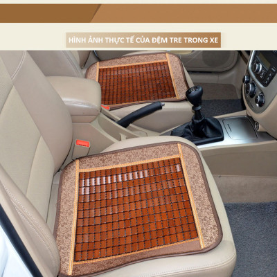 Tấm lót ghế bằng trúc thoáng khí dùng cho ghế ô tô hay văn phòng