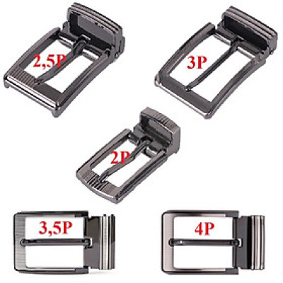 HJ9123-25-15-27-28 - Đầu khóa Huy Hoàng đầu kim 2P, 2.5P, 3P, 3.5P, 4P màu đen