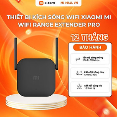 Thiết Bị Kích Sóng Wifi Xiaomi Pro - Đen - Hàng Nhập Khẩu