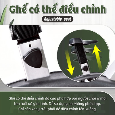 BG Xe đạp tập thể dục tại nhà toàn thân ELLITIPCAL BIKE 8703 (hàng nhập khẩu)