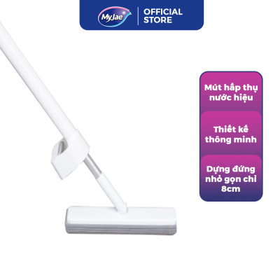 Cây Lau Nhà MyJae Đài Loan Dạng Mút Xốp PVA Thông Minh Lau Sàn Siêu Hút Nước